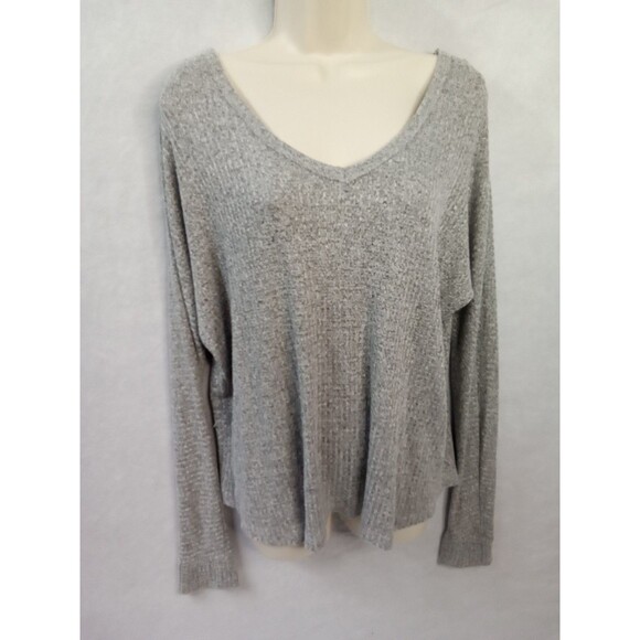 BKE Women Large Gray Sweater Open Back - Picture 1 of 8